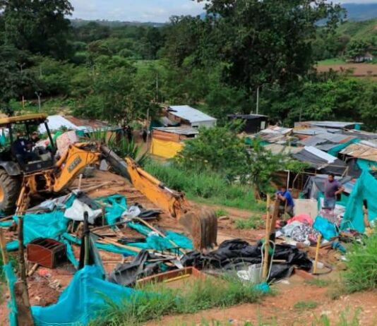 Interponen incidente de desacato a desalojo en asentamientos de Nuevo Girón