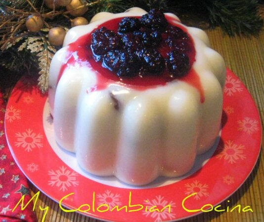 Más delicias: natilla de ron con pasas